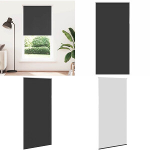 vidaXL Rolgordijn verduisterend 100x210cm stofbreedte 95,7cm polyester - Rolgordijn - Rolgordijnen - Dag- En Nachtgordijn - Verduisterend Rolgordijn