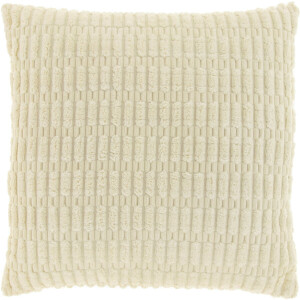 CEDRO - Sierkussen - 45x45 cm - Ribmotief Dove White
