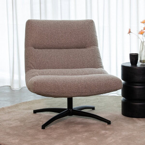 LABEL51 Calix Fauteuil - Bruin - Royal Stof - One Size - -