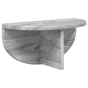 vidaXL - Wandplank - Grijs - Sonoma - 38 - x - 19 - x - 19 - cm - Bewerkt - hout