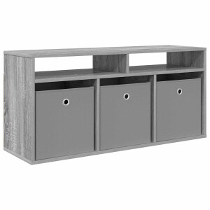 vidaXL - Laagkast - met - lade - Grijs - Sonoma - 102 - x - 32 - x - 48,5 - cm
