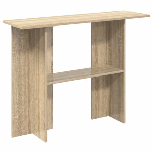 vidaXL - Wandtafel - Sonoma - Eiken - 100 - x - 30 - x - 75 - cm - Bewerkt - hout