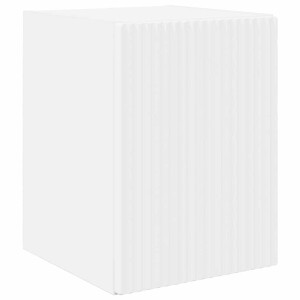 vidaXL - TV - Wandkast - Wandgemonteerd - Wit - 30 - x - 31 - x - 40 - cm - Bewerkt - hout