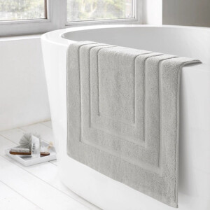 De Witte Lietaer Badmat Pacifique Dove - 70 x 120 cm - Grijs - Katoen