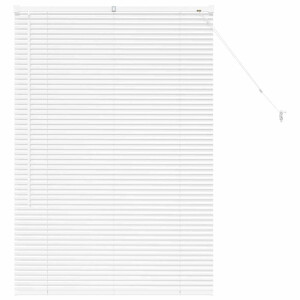vidaXL - Venetiaanse - jaloezie - Wit - 130 - x - 85 - cm - 25 - mm - Aluminium