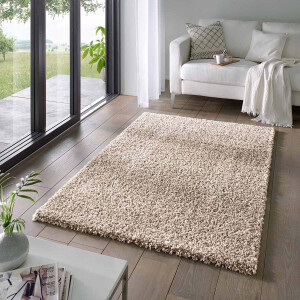 Hoogpolig vloerkleed - Classic beige 200x290