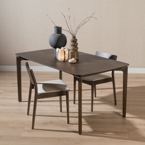 Bronx71® Scandinavische eettafel Cala walnoot 240 x 100 cm