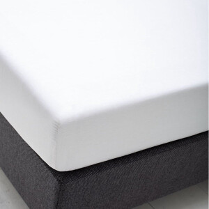 Standaard hoeslaken - Maat: 80 x 200 cm - Katoen - Wit - Fresh & Co