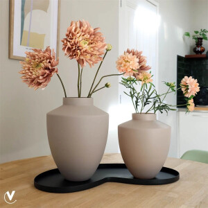 Vaas Tugela | Large | matte ivory | Ø28 x H36 cm