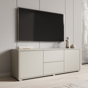 Meubella - TV-Meubel Gideon - Beige - 141 cm