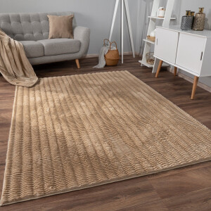 Paco Home Tapijt Bubbel Woonkamer Slaapkamer Hoogpolig bont Geometrisch ontwerp 3D 120x160 cm