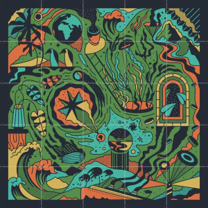 IXXI World's End, Studio Muti - 100 x 100 cm - Gratis ophangtool - Grote wanddecoratie en posters - Speels, Illustraties, Grafisch Ontwerp, Digitale