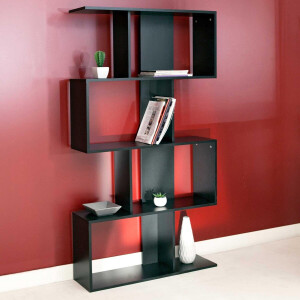 TemaHome - Boekenkast/ Rek - Zwart - 89cm Breed