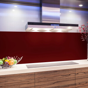 Decoratieve zelfklevende vinylfolie op rol per meter - Wasbare, waterdichte sticker voor muren, keukens en meubels - 60 cm x 50 m - Bordeaux