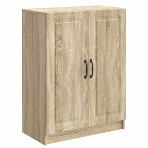 vidaXL - Dressoir - Sonoma - Eiken - 66 - x - 34,5 - x - 87 - cm - Bewerkt - hout
