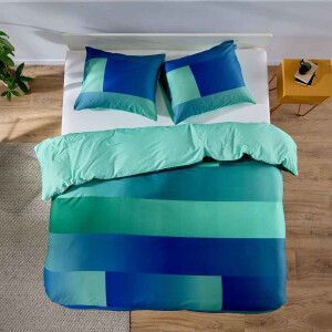 Auping Shadowlight Dekbedovertrek - Tweepersoons 260 x 220 cm - Biologisch katoen - Groen
