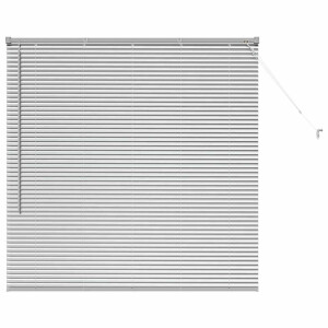 vidaXL - Venetiaanse - Jaloezieën - Zilver - 130 - x - 135 - cm - Aluminium