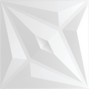 vidaXL - 12 - st - - Wandpanelen - ster - 3 - m² - 50x50 - cm - XPS - wit