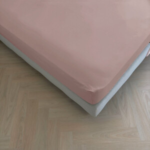 Kayori Puro Hoeslaken Katoen Perkal - 160x200-210cm - Matrasdikte 35 cm - Hotelkwaliteit - Oudroze