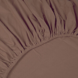 Kayori Atsui Hoeslaken Flanel - 90x200cm - Matrasdikte 35 cm - Heerlijk warm - Taupe