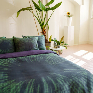Kayori Kinjou Dekbedovertrek Tencel - 140x200-220 + 1 sloop - Eenpersoons - Zacht & Verkoelend - Groen