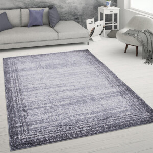 Paco Home Vloerkleed Woonkamer Laagpolig Abstracte Used Look Vintage Stijl Modern 120x160 cm