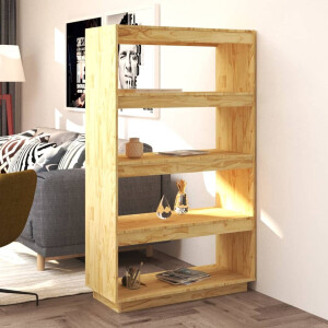 vidaXL Boekenkast / kamerscherm 80x35x135 cm massief grenenhout - Boekenkast - Boekenkasten - Houten Boekenkast - Kamerscherm