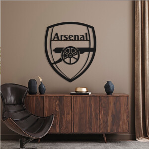 Arsenal Wanddecoratie-Arsenal-muurdecoratie metaal-wanddecoratie metaal-Voetbal-Voetbal Logo-Woonkamer-Slaapkamer