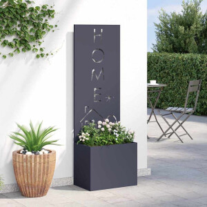 vidaXL - Tuin - Privacy - Scherm - Antraciet - 50 - x - 150 - cm - Koudgewalst - staal