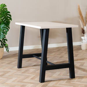 Bronx71® Bartafel Disa melamine beige 140 x 80 x 109 cm