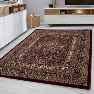 Flycarpets Klassiek Vloerkleed Marrakesh - Rood - 240x340 cm - Oosters motief - Perzisch Tapijt - Laagpolig Retro Kleed Woonkamer