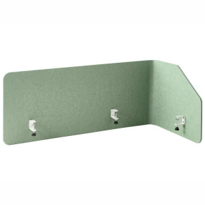 BELIANI FOLDY - Bureauscherm - Lichtgroen - 120 x 60 x 50 cm - Synthetisch