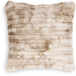 Zohome Sierkussen - Famous - 45x45 cm bankkussen - Kussen voor de woonkamer - 100% Polyester - Beige