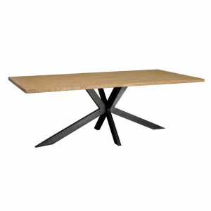 Tower Living Eettafel Luna - Rechthoek Bruin Hout - 240x100x77cm