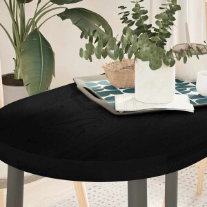 vidaXL Tafelblad - 100x50 cm - Ovaal - Eikenhout - Bruin Tafeltje - Ovale Tafel - Eikenhouten Tafel - Salontafelblad - Bijzettafel