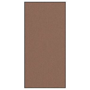 vidaXL - Deurmat - Bruin - en - zwart - 120 - x - 250 - cm - 100% - Polyamide