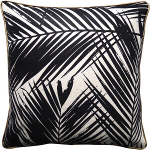 Raaf sierkussen-hoes living zwart 50x50 cm