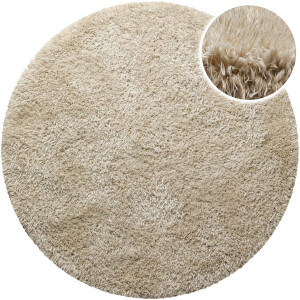 Homie Living - Matteo - Hoogpolig vloerkleed - 160x225 cm - zilver -