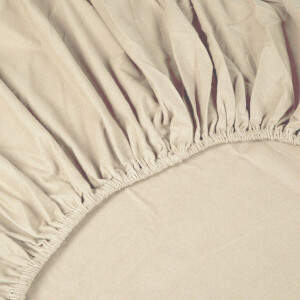 Kayori Showa Hoeslaken Flanel - 140x200cm - Matrasdikte 35 cm - Rondom Elastiek - Offwhite