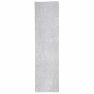 vidaXL - Middelpolig - zacht - en - wasbaar - tapijt - HUARTE - Grijs - 750 - x - 80 - cm