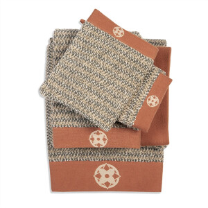 Kayori Furo Handdoek - 50x100 cm - Set van 3 - Groen