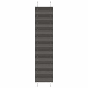 vidaXL - Plissé - rolgordijn - 40x200 - cm - stofbreedte - 39,4 - cm - polyester - zwart