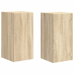 vidaXL - TV - Wandkast - 2 - st - Sonoma - Bewerkt - hout