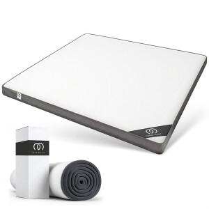 Sleeptime Twin Motion Topper 90x200 cm - Topdekmatras - Matrastopper - Hyrbrid Gel Traagschuim - Medium Hardheid - 8 cm Dik