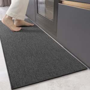 ApexArte® Keukenloper - Keukenmat - Vloerkleed - Anti Slip - Grijs