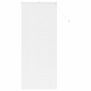 vidaXL - Venetiaanse - Jaloezieën - Wit - 220 - x - 90 - cm - Aluminium