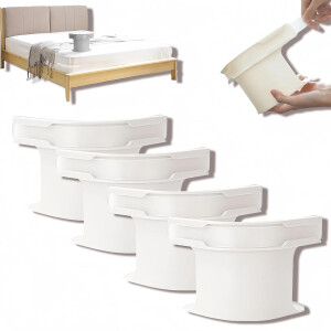 Innovatieve Lakenspanners Set Van 4 Wit - Past Elk Bed - Duurzaam - Makkelijk Lakens Wisselen - Lakenspanners Voor 2persoonsbed - Lakenspanners 1 Persoonsbed - lakenspanners Voor Onderlaken