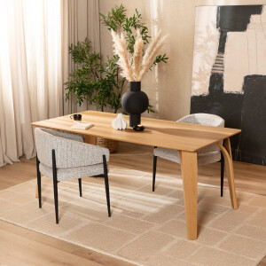 Bronx71® Eettafel Flint naturel eiken 240 x 100 cm