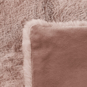 CHAAB - Plaid - Pastelroze - 150 x 200 cm - Polyester