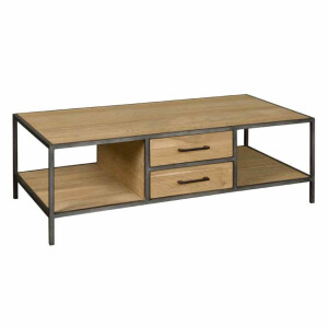 Tower Living Salontafel Luna - Rechthoek Bruin Hout - 135x75x45cm